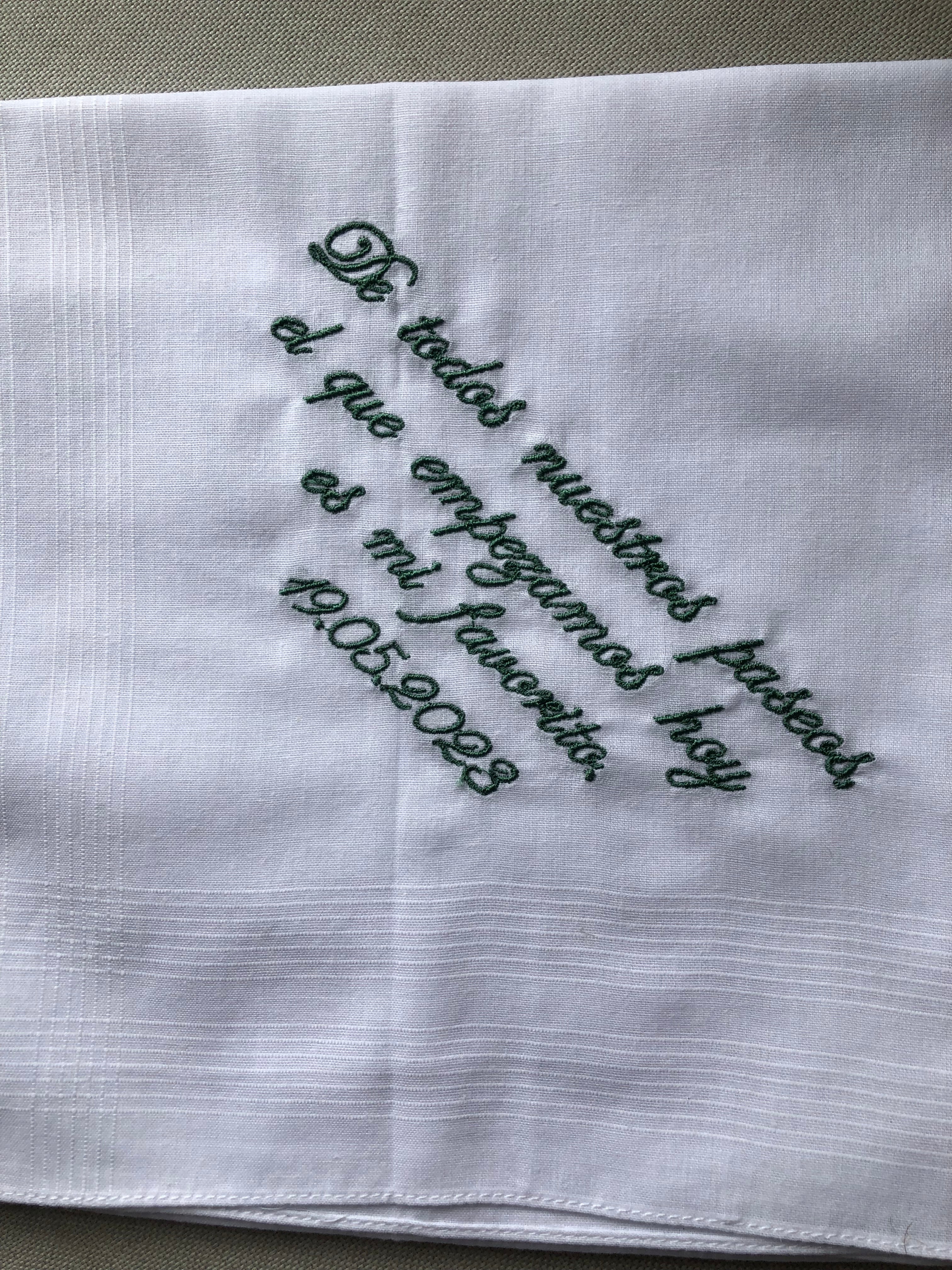 Pañuelo Caballero Frase