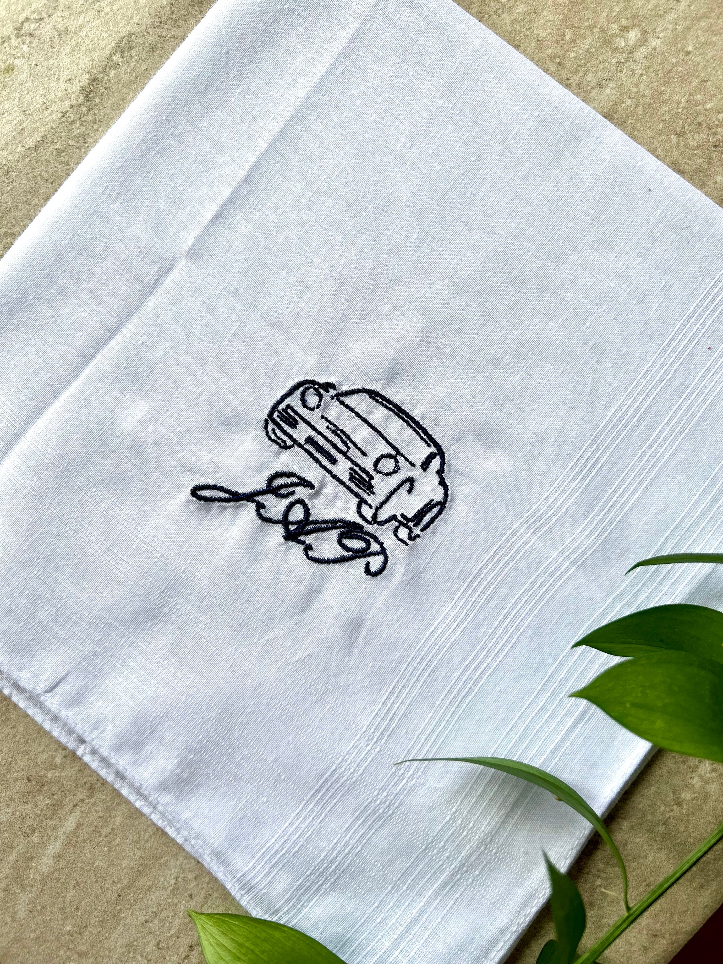 Pañuelo Coche Iniciales