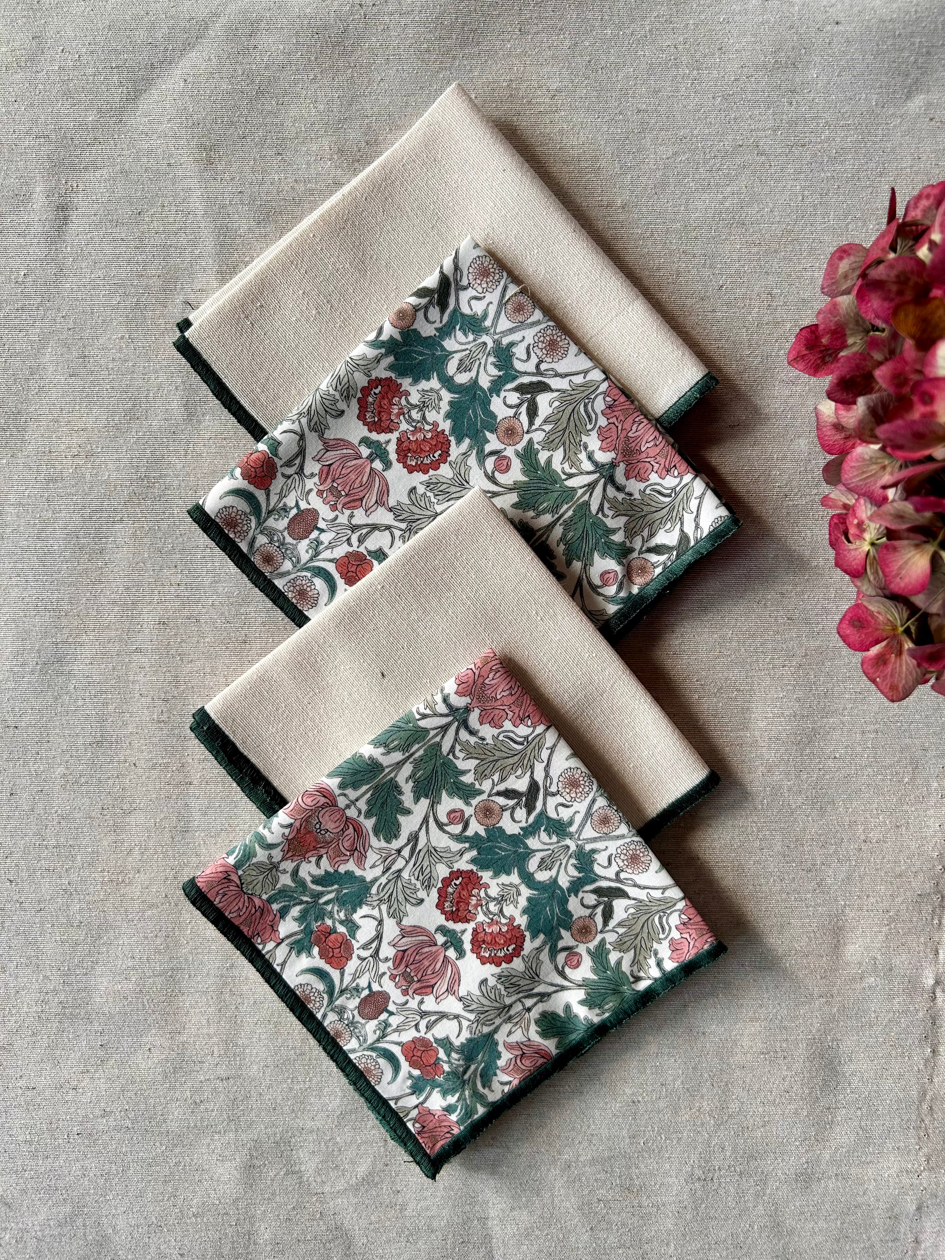 Servilletas Cóctel Liberty Clavel (Pack de 2)
