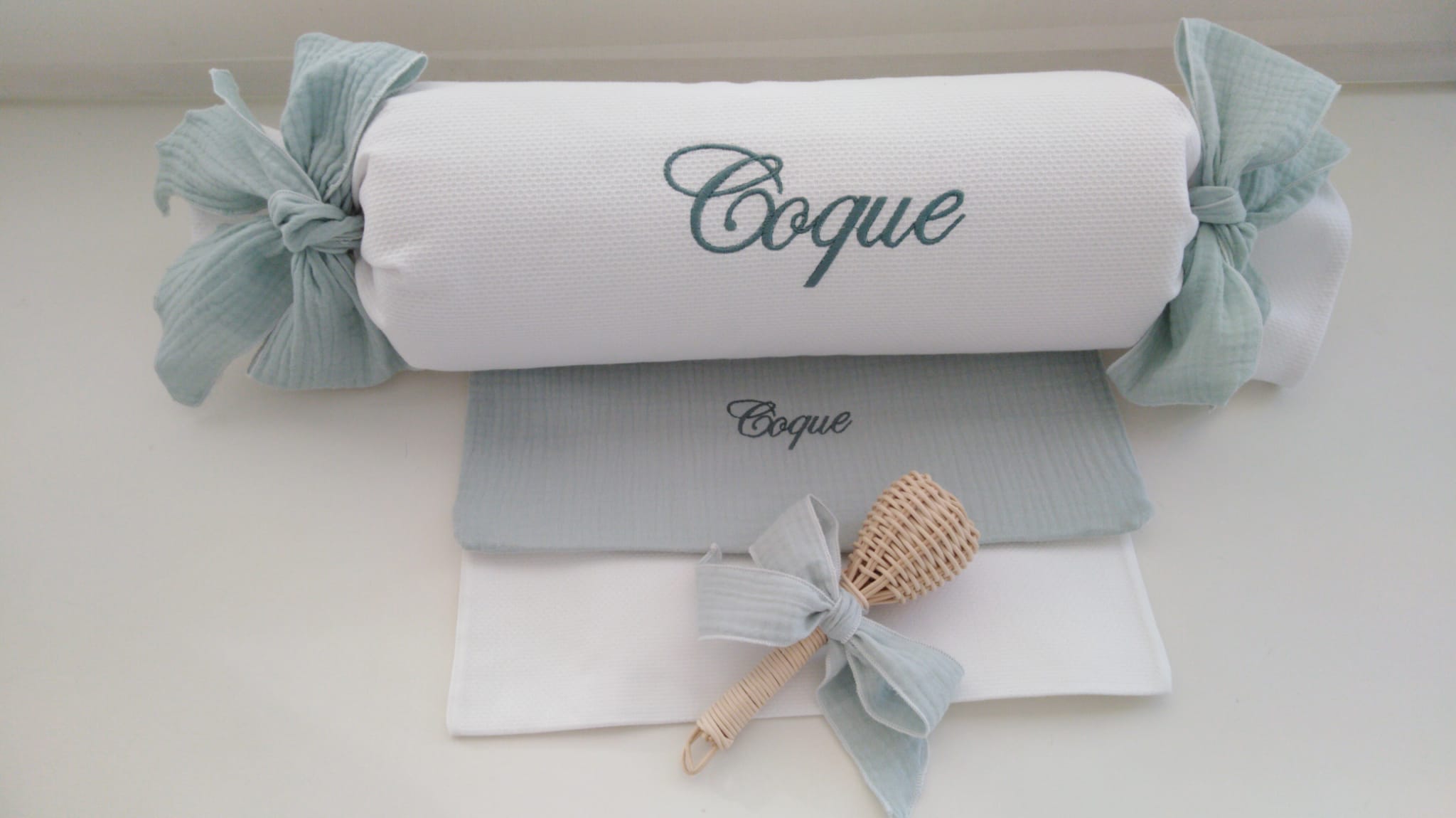 Cojín Antivuelco Cotton Menta
